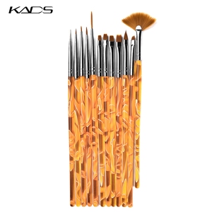 KADS 12 ชิ้น/เซ็ตชุดแปรงคริสตัลสำหรับเล็บแบบมืออาชีพสำหรับการออกแบบเล็บ เครื่องมือทาสีเล็บ เครื่องมือวาดภาพที่น่าทึ่ง - Product Image 5