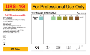 URS-1G <span class=keywords><strong>Jilin</strong></span> Hongyi Bandelettes de test urinaire pour infections urinaires, résultats précis en 30s, 1 paramètre, certifiées CE/ISO - Product Image 5