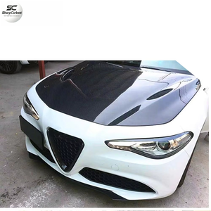 Cofano Motore in Fibra di Carbonio per <span class=keywords><strong>Alfa</strong></span> Romeo Giulia 4 Porte 2017-2020 - Product Image 1