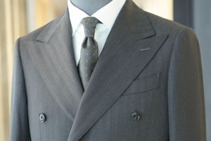 <span class=keywords><strong>Costume</strong></span> de <span class=keywords><strong>Mariage</strong></span> Italien de Haute Qualité pour Homme, Modèle <span class=keywords><strong>Demi</strong></span>-Entoilé, 100% Laine, Deux Pièces avec Pantalon, Couleur Charbon, Revers Milanais - Product Image 2