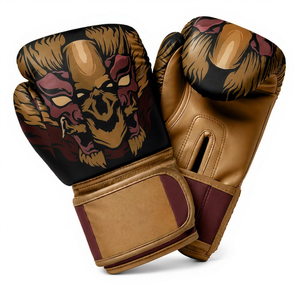 Guantes de Boxeo Premium IBERIA con Estampado de León, Guantes de Entrenamiento de Cuero PU, Logotipo Personalizado OEM, Equipo Deportivo al por Mayor - Product Image 1
