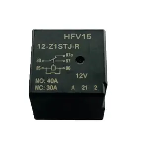 Componente elettronico relè automobile 12VDC 40A 5pin DIP HFV15/12-Z1STJ-R modulo relè