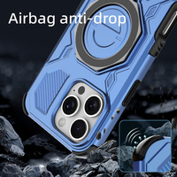 Mode magnétique sans fil charge coque de téléphone personnalisé Anti-chute Airbag Protection couverture arrière pour iPhone 17 16 15 14 Pro Max