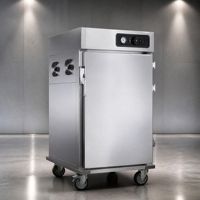 Matériel de restauration, chariot chauffant pour aliments en acier inoxydable, armoire chauffante mobile