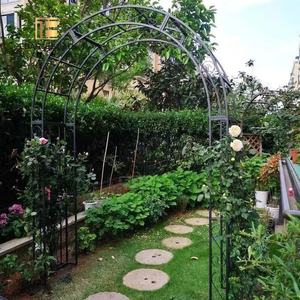 Fleurs, roses, arches, supports à fleurs, terrasses, jardins, cours, style européen rétro, <span class=keywords><strong>vintage</strong></span>, en <span class=keywords><strong>fer</strong></span> <span class=keywords><strong>forgé</strong></span>, grande portée - Product Image 3