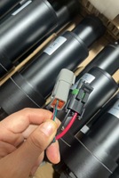 Actionneur linéaire personnalisé 12v 152,4 mm avec moteur PMDC à balais et retour d'information par interrupteur pour utilisation en bateau et en ventilateur 200W IP65