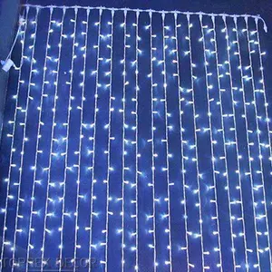 Guirlande lumineuse LED extérieure connectable clignotant mariage noël hôtel hall décoration glaçon rideau diwali lumières