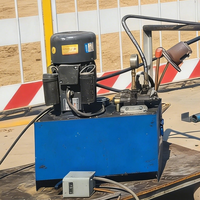 Machine de forage de puits d'eau électrique portable, puissance 4KW, profondeur de forage 40m, trépan de 250mm, petite plateforme compacte pour usage domestique