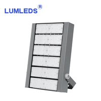 Reflector LED de Acero Galvanizado de 400W, 140lm/W, IP66, Impermeable, Bajo Deslumbramiento, para Estadios de Fútbol y Canchas Deportivas, OEM de Fábrica