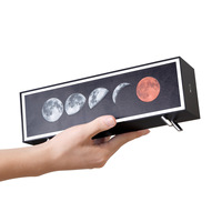 Lampe de chevet Sumei Planet Light Painting, lampe lunaire, ciel étoilé, charge sans fil, rechargeable, acrylique, batterie intégrée, pour bureau