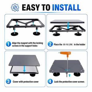 Soporte Magnético Resistente para Starlink Mini, 220 lb, 4 Imanes, Protección de Aluminio para PC, Impermeable, para Techo de Auto, Todoterreno, Camping - Product Image 2