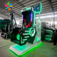 Parc coloré 5d 7d 8d machine de jeu de réalité virtuelle, 9d vr machine de jeu simulateur de vr machine de jeu d'arcade