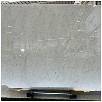 Losas de Mármol Blanco Carrara 100% Natural Italiano para Cocina, Villa, Pisos Interiores, Escaleras, Baños y Encimeras