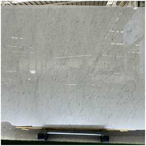 Dalles de marbre <span class=keywords><strong>blanc</strong></span> Bianco Carrara 100% naturel d'Italie pour revêtements de sol intérieurs, escaliers et plans de toilettes. - Product Image 1