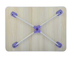 60X40CM bardak tutucu bilgisayar masası çocuk katlanır bilgisayar masası at nalı bacak katlanır bilgisayar masası - Product Image 2