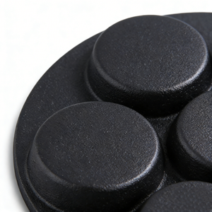 Sartén de Hierro Fundido <span class=keywords><strong>para</strong></span> Huevos y Hamburguesas, Sartén de Siete Agujeros <span class=keywords><strong>para</strong></span> Empanadas, Desayuno, Comida Rápida, Sartén Pequeña <span class=keywords><strong>para</strong></span> Panqueques - Product Image 4