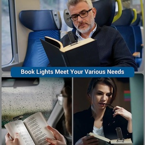 Lampe de lecture USB rechargeable à intensité variable, lampe de chevet LED à clipser pour la lecture - Product Image 6