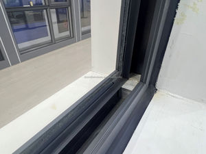 Diseño moderno Marco de aleación de aluminio Ventanas plegables Pantalla magnética Patrón de apertura vertical Cortina de persiana para diseño gráfico - Product Image 5