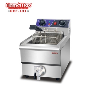 Một bể một giỏ 13L khoai tây chiên nồi chiên máy thương mại <span class=keywords><strong>Countertop</strong></span> điện nồi chiên sâu cho gà rán - Product Image 2