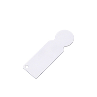 Sublimation Rohlinge Metall Schlüssel ring Supermarkt Einkaufs wagen Chip Trolley Token Münze Schlüssel bund