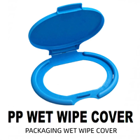 Couvre-lingettes humides, couvercle d'étanchéité amovible, couvercle pour mouchoirs, couvercle en plastique à rabat, couvercle d'emballage en PP, couvre-gants jetables
