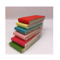 Carnet de poche A7 à couverture souple, format horizontal, pages vierges, mini carnet de croquis portable, pages épaisses colorées, cadeau