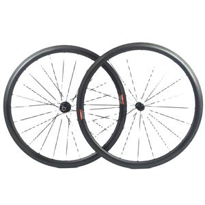 New 700C 38MM Road Bike <strong>Wheelset</strong> Ud Full <strong>Carbon</strong> Fibre Bicycle <strong>Wheelset</strong> <strong>Carbon</strong> <strong>Clincher</strong> Rims Special Rim Brake - Product Image 1