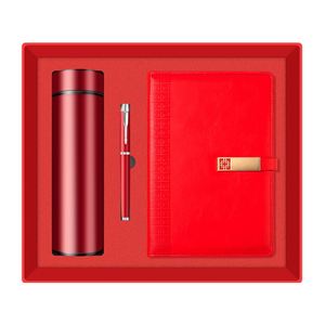 Ensemble cadeau de luxe rose personnalisé avec logo : carnet A5, stylo, tasse isotherme – Cadeau d'entreprise haut de gamme pour bureau, souvenirs d'affaires, cadeau de remise de diplôme pour fille - Product Image 2