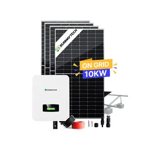 Sunway - Sistema de energia solar doméstico de venda quente 10KW-15KW On-Grid, sistema de montagem solar