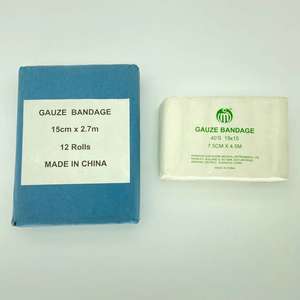 ผ้าก๊อซผ้าพันแผลม้วนดูดซับผ้าฝ้าย<span class=keywords><strong>100%</strong></span> ยืดหยุ่นสูงวัสดุสิ้นเปลืองทางการแพทย์ OEM - Product Image 4