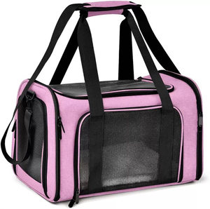 Transportín Portátil y Transpirable para Gatos y Perros Pequeños, Apto para Llevar en la <span class=keywords><strong>Mano</strong></span> o en el Coche, Bolsa para Mascotas Pequeñas - Product Image 4
