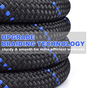 1.5 pollici 30 piedi di diametro fitness nylon darcon esercizio di allenamento corda da battaglia con <span class=keywords><strong>kit</strong></span> di ancoraggio <span class=keywords><strong>per</strong></span> <span class=keywords><strong>palestra</strong></span> domestica all'aperto - Product Image 6