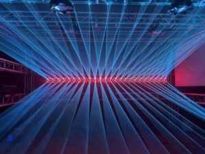 Lumière laser de mariage 10W DMX, faisceau laser multicolores, animation laser, lumière de scène DJ disco, club de nuit, lumière laser RGB - Product Image 3