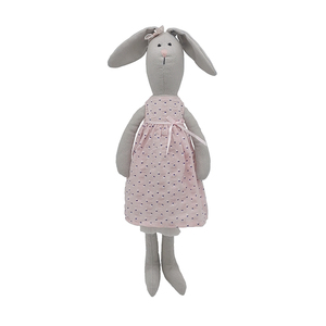 <span class=keywords><strong>Animal</strong></span> de salto suave de estilo escandinavo, juguete de conejo de lino - Product Image 1