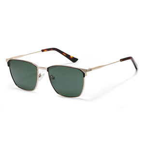 Gafas de Sol Cuadradas Unisex con Marco Metálico, Lentes Oscuras, Protección UV400, para Uso en Exteriores, Gafas de Sol Metálicas para Adultos - Product Image 5