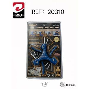 Mnj Folding Hex Key Set 12Pcs With 8mm Size For Mechanical Repair - Product Image 3