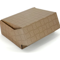 Caja de Embalaje de Lujo Personalizada para Vestidos de Novia, Mini Caja de Cartón Corrugado con Impresión Marrón para Boutiques de Novias y Uso Minorista