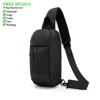 Nouveau sac de poitrine pour homme, multifonctionnel, imperméable, résistant à l'usure, sac bandoulière décontracté