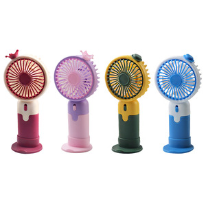 Qingniu Mini Portable Fan 8cm Rechargeable <b>Battery</b> <b>Operated</b> Handheld Fan For Kids Outdoor Use - Product Image 2