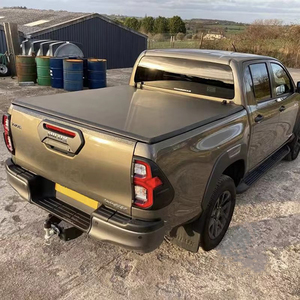 ที่คลุมเตียงรถบรรทุกแบบพับเก็บได้อุปกรณ์เสริมฝาเตียงไวนิลแบบพับสามทบฟังก์ชั่นกันน้ำสำหรับนิสสันนาวารา - Product Image 5
