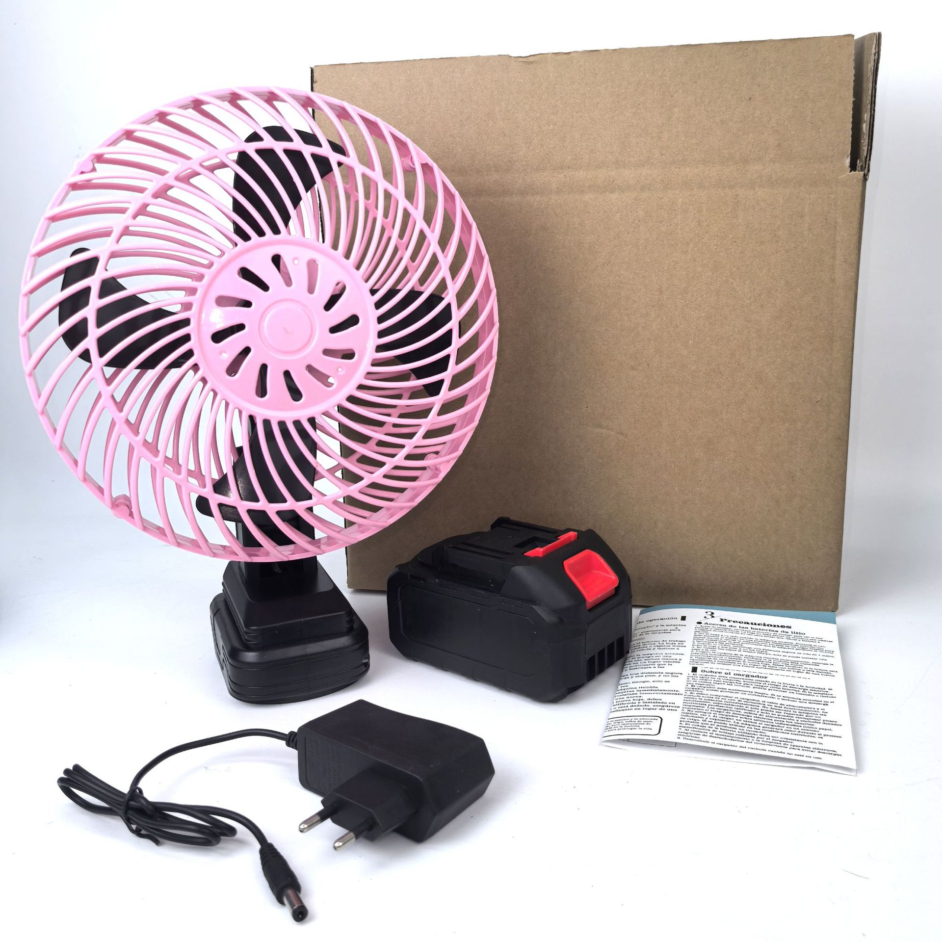 Ventilateur à batterie au lithium longue durée 21 V à 10 cellules