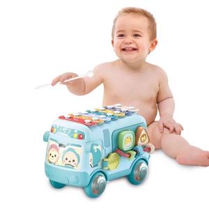 Xilófono de juguete multifunción para autobús escolar, instrumento Musical para bebé, forma de órgano, juego de sonajeros y juguetes para bebés - Product Image 2