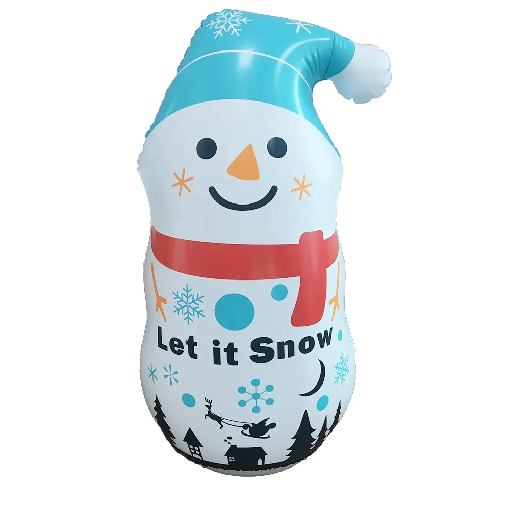 Hot sale outdoor christmas inflatable snowman ornaments yard decoration