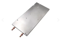 Bloc de refroidissement liquide OEM en aluminium et cuivre 80x80mm, dissipateur thermique pour onduleur et centre de données