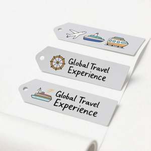 Logo <b>Sticker</b> Custom, Custom Printed Roll Plastic Waterproof Synthetic Paper Adhesive <b>Vinyl</b> PVC Round Circle Brand Logo <b>Sticker</b> - Product Image 2