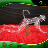 Ballon gonflable transparent en forme de poupée ou d'animal mignon pour fille, prix usine