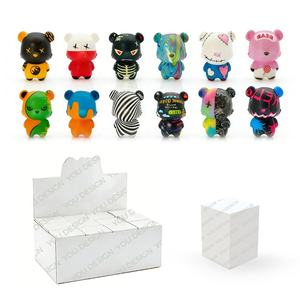 Juguete de Oso de Peluche PU Estilo Graffiti, Juguete Antiestrés para Apretar, Caja Sorpresa Coleccionable |   Venta al por mayor OEM MOQ 6000 - Product Image 6