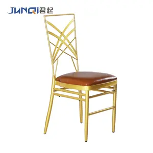 Junqi cadeira chiavari com almofadas, cadeira de casamento com cadeiras