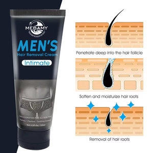 Crema depilatoria permanente con logotipo personalizado para hombres, crema depilatoria indolora para la cara de la axila del área íntima de los hombres - Product Image 4
