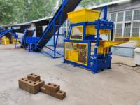 Machine automatique de fabrication de briques d'argile WT2-10, machine de fabrication de blocs de terre